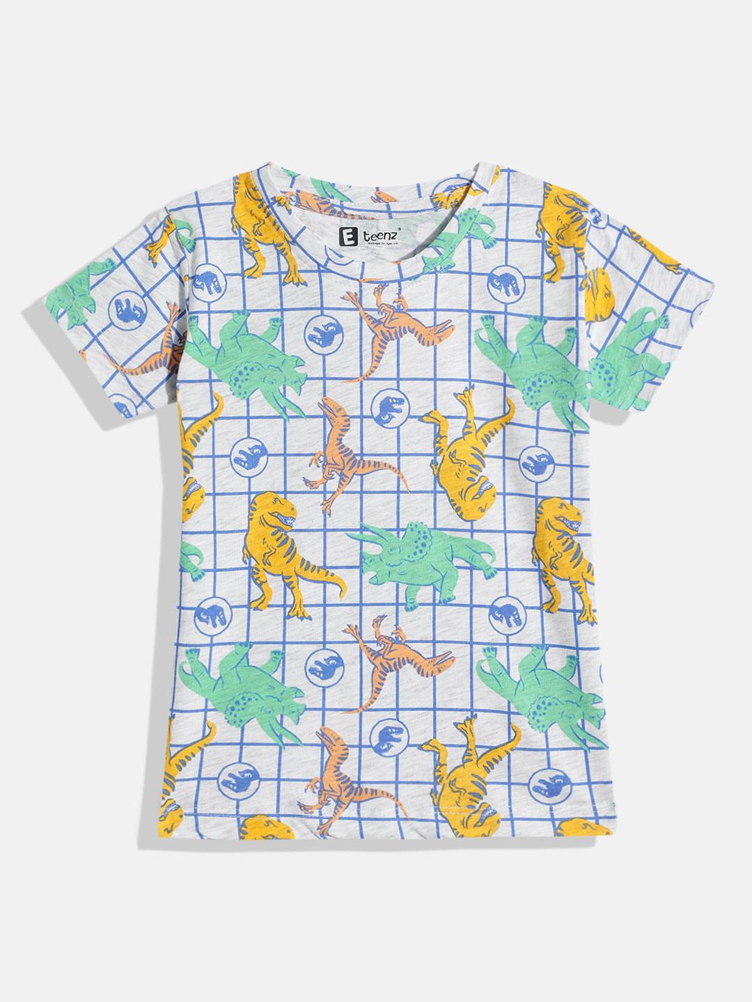 Eteenz Boys Dinosaur Graphic Printed T-shirt