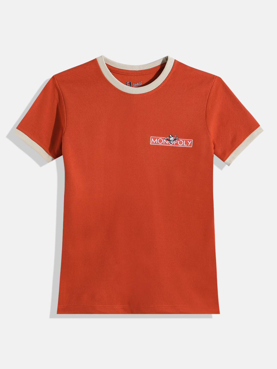 Eteenz Boys Printed Monopoly T-shirt