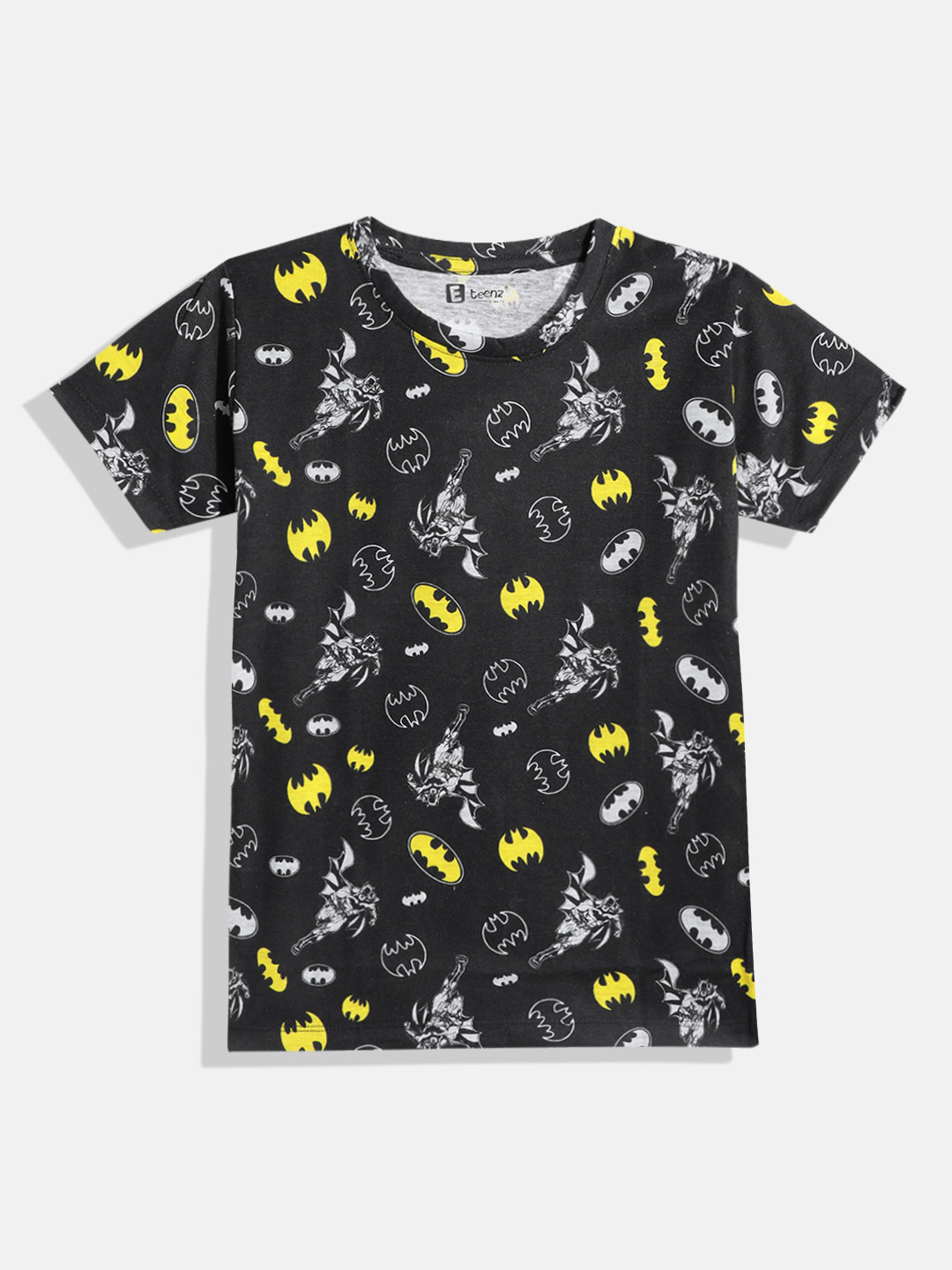 Eteenz Boys Batman Logo Printed T-shirt