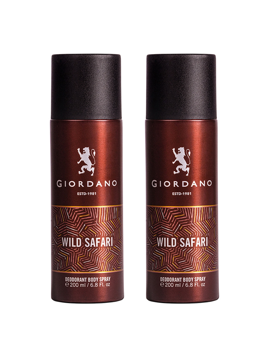 GIORDANO Set Of 2 Men Wild Safari Deodorant Body Spray - 200ml Each