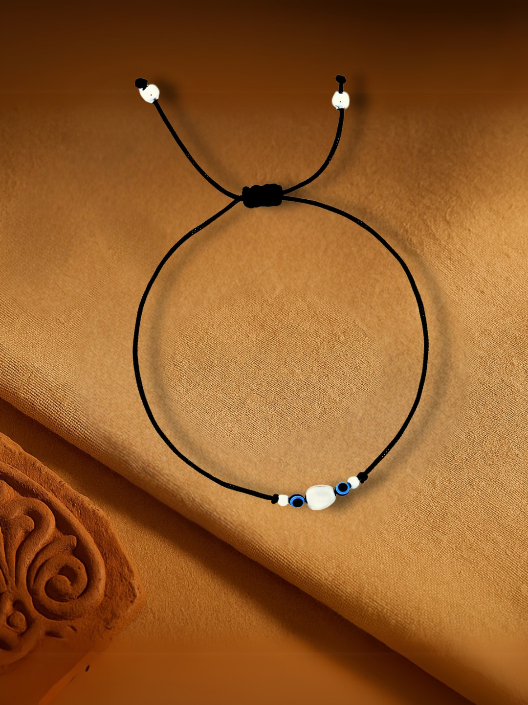 Nipura Set Of 2 925 Sterling Silver Quirky Charm Adjustable Anklets