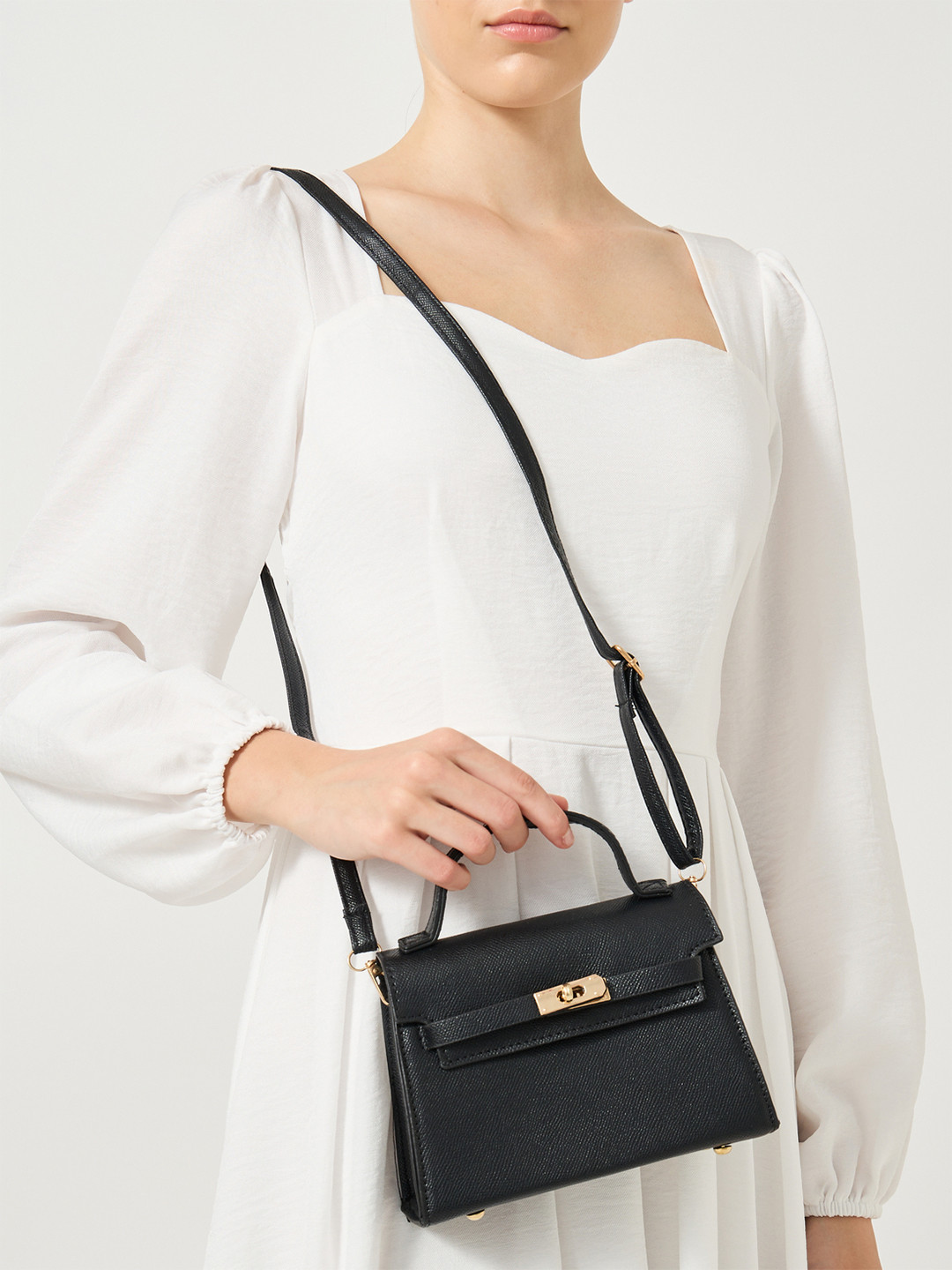 Styli Buckle Lock Detail Handbag`