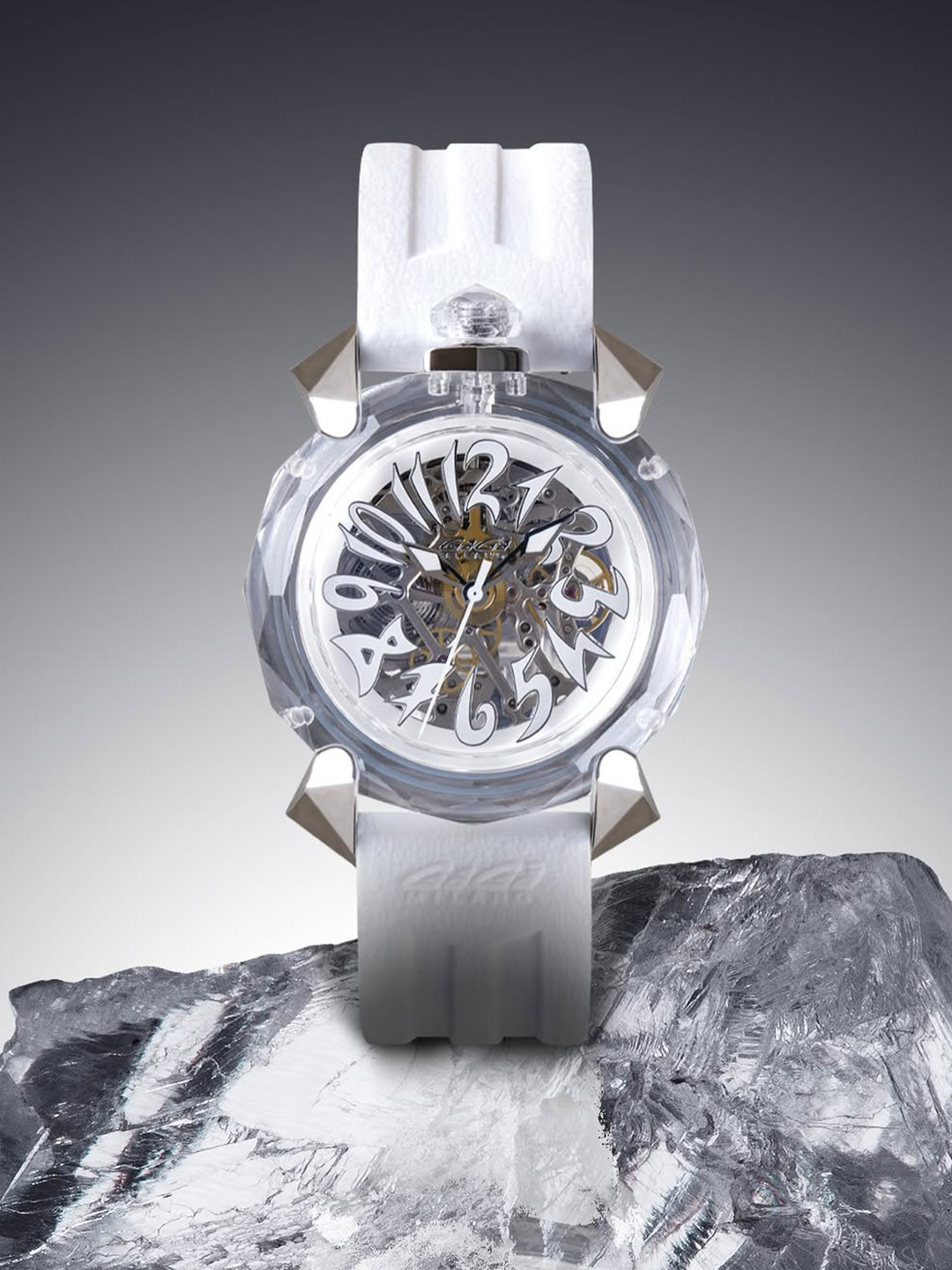 GaGa MILANO Unisex Analogue Automatic Motion Powered Watch 8060CY01SGSYWH0