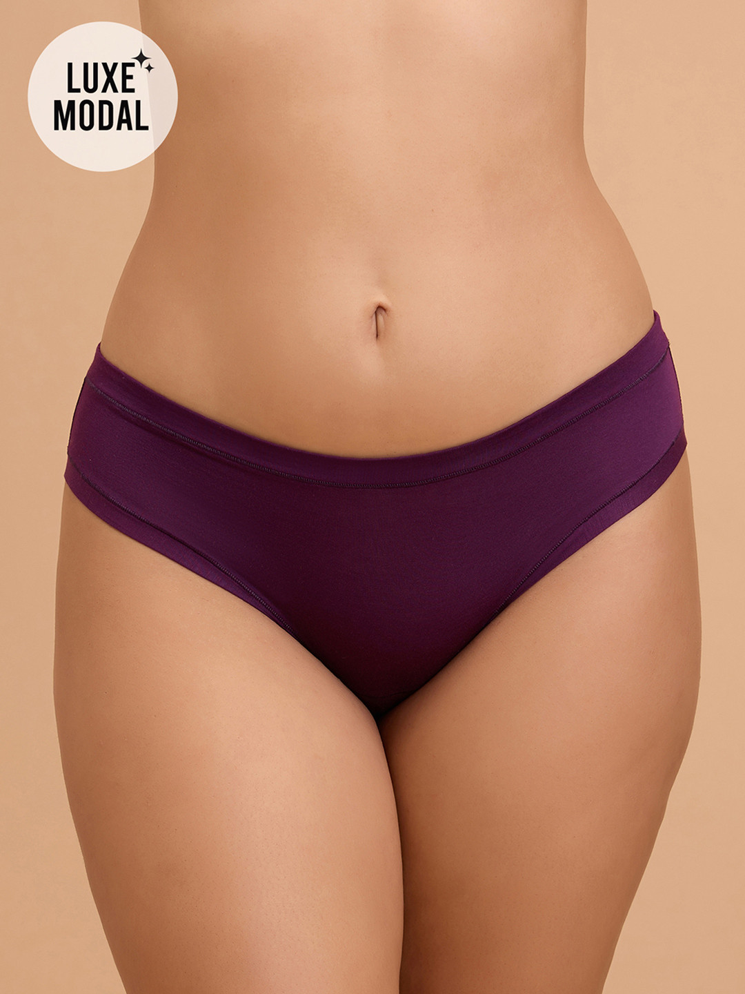 Nykd Low-Rise Bikini Brief NYP382_Eggplant