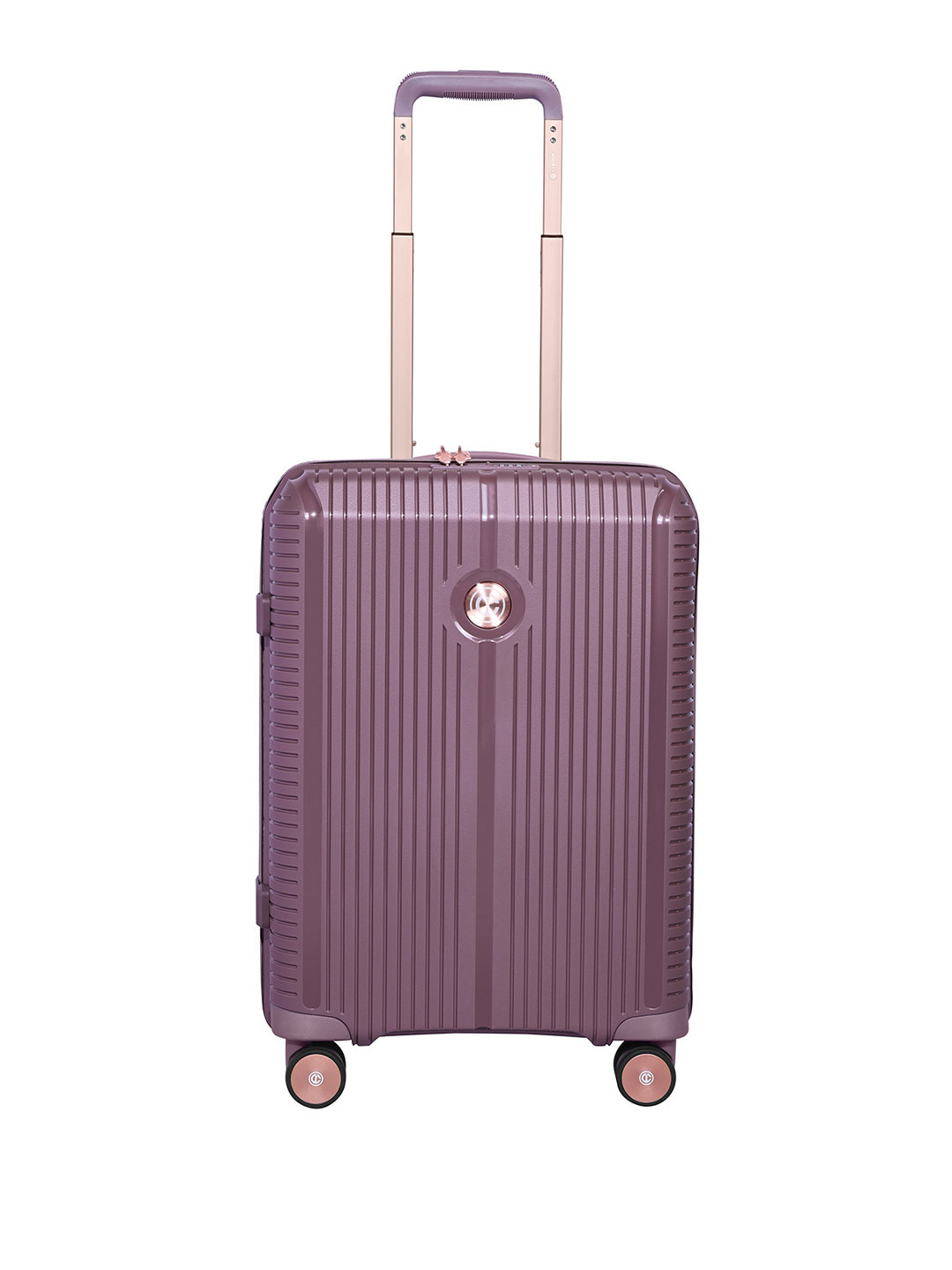 CARLTON  Gemma Cabin 360 Unisex Textured Hard Sided Cabin Suitcase Trolly Bag