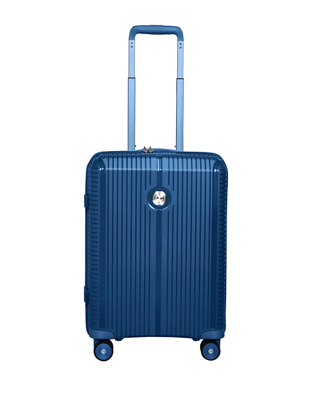 CARLTON Gemma Textured 360-Degree Rotation Hard Sided Cabin Trolley Suitcase