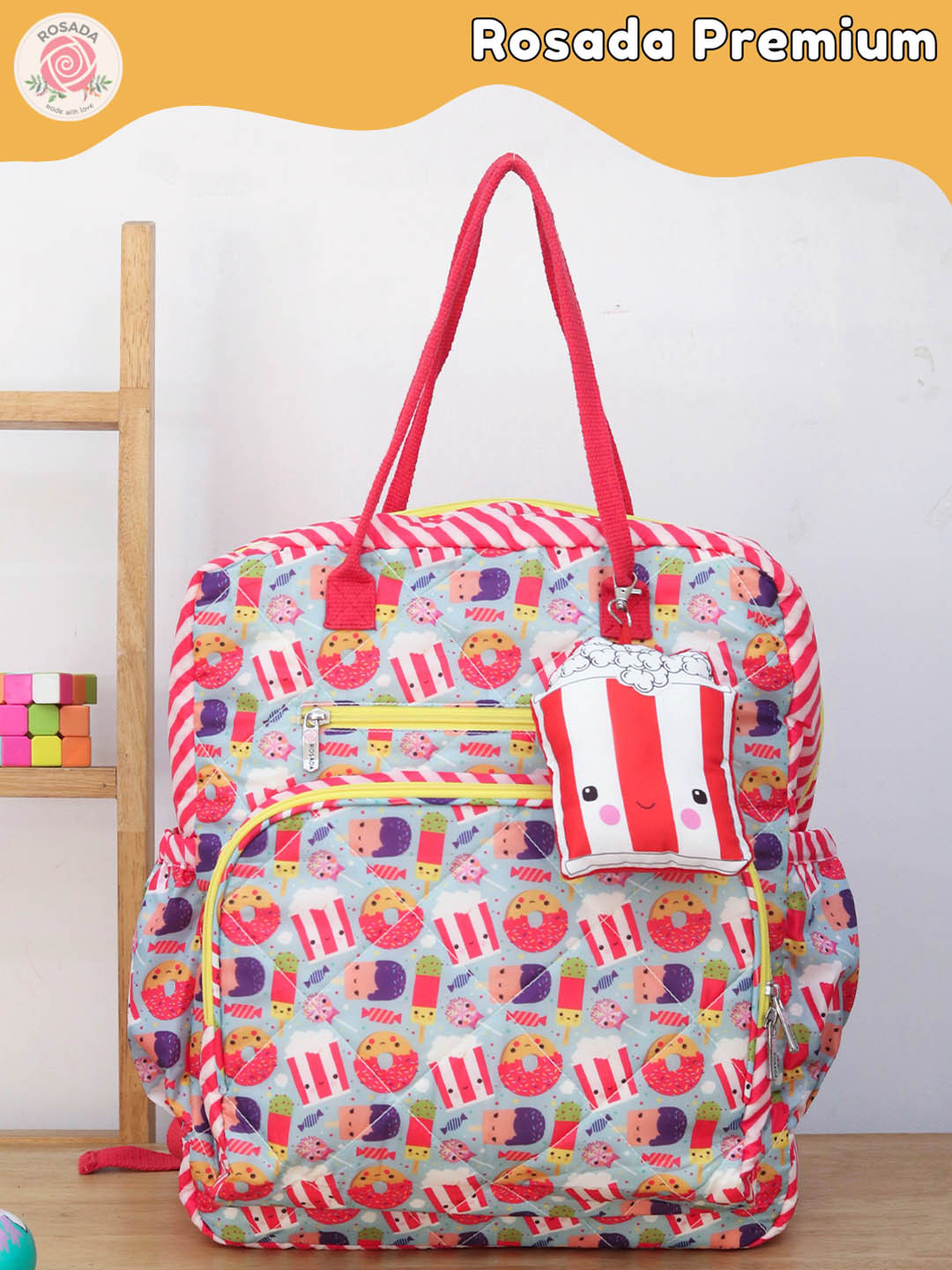 ROSADA Kids Printed Lightweight Waterproof Diaper Backpack