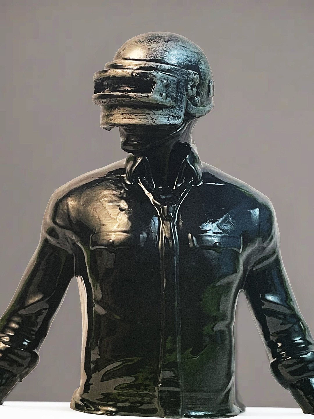 Archadia Pub G Black Resin Matte Living Room Medium Showpiece - 6.7 Inches