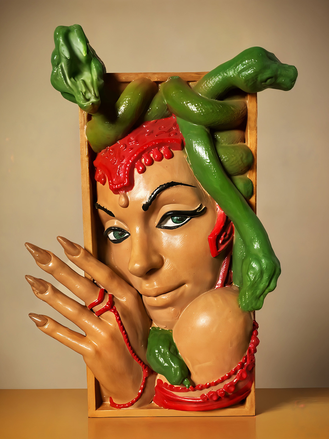 Archadia Brown Polyresin Matte Living Room Small Showpiece - 10.6 Inches