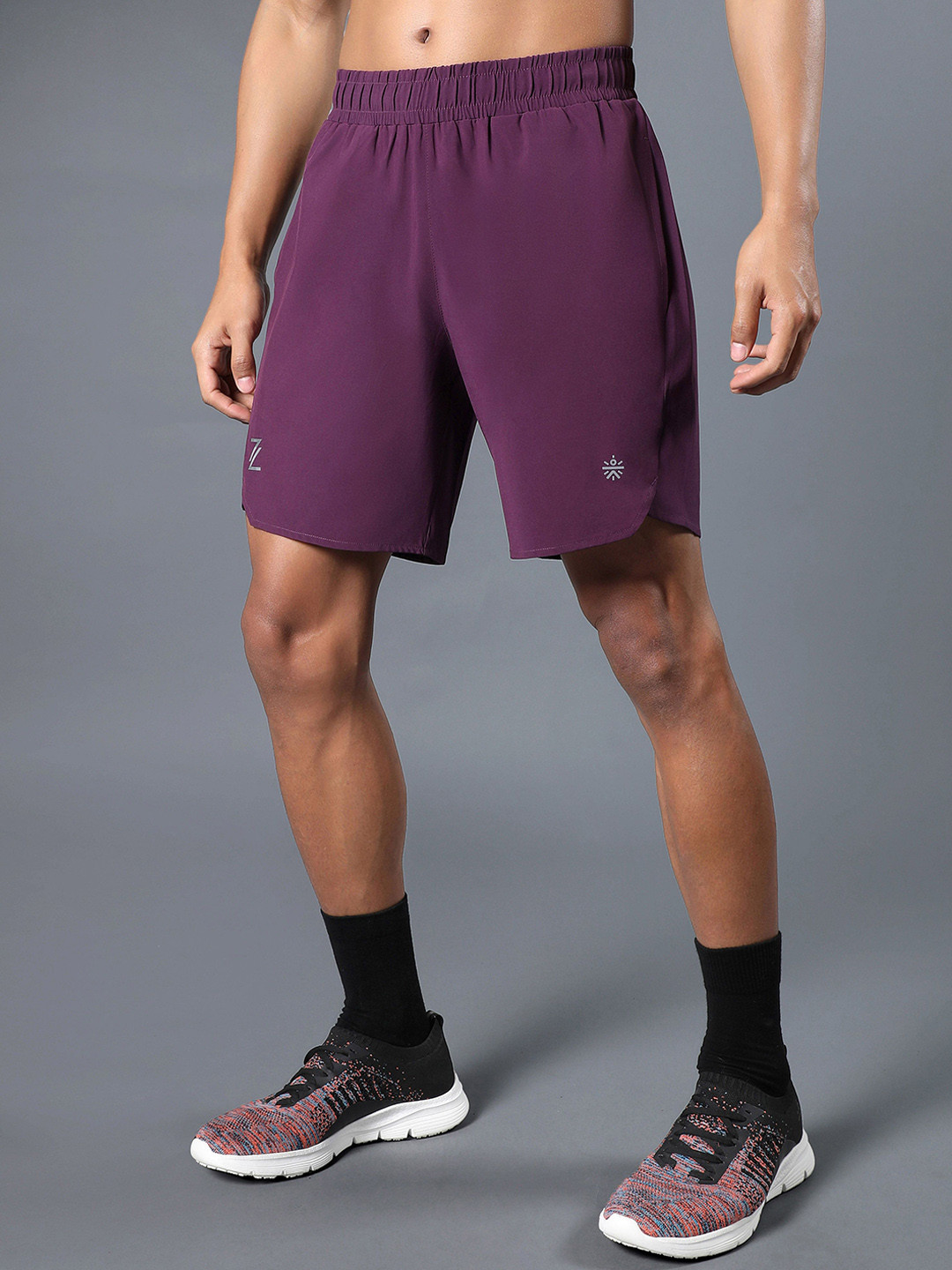 CULT Men Wine Iconic Runner Shorts