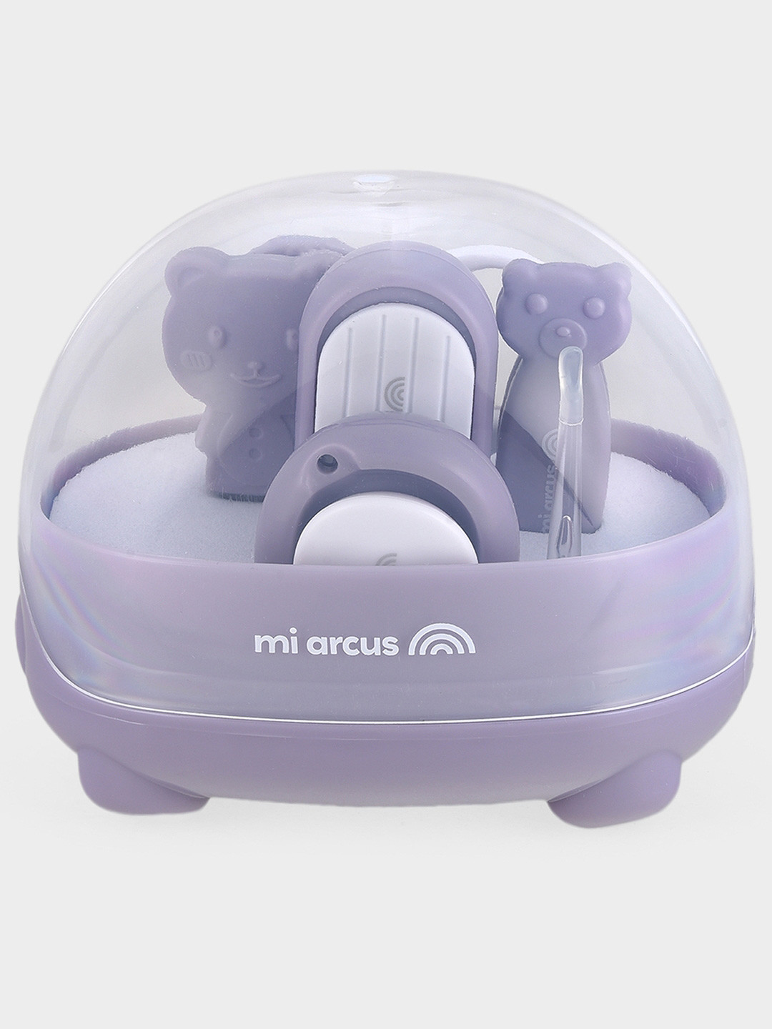 MiArcus Infants 5-Pcs Baby Grooming Scissors & Nail Clipper Kit Manicure Set