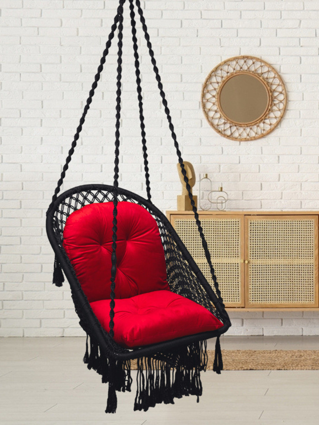 Patiofy Premium U-Shaped Comfortable Hammock Swing Chair With Cushion