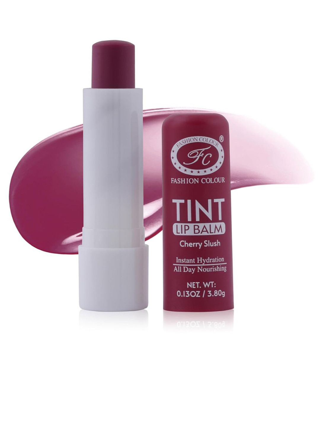 Fashion Colour Tint Lip Balm With Shea Butter & Avocado Oil -  Cherry Slush