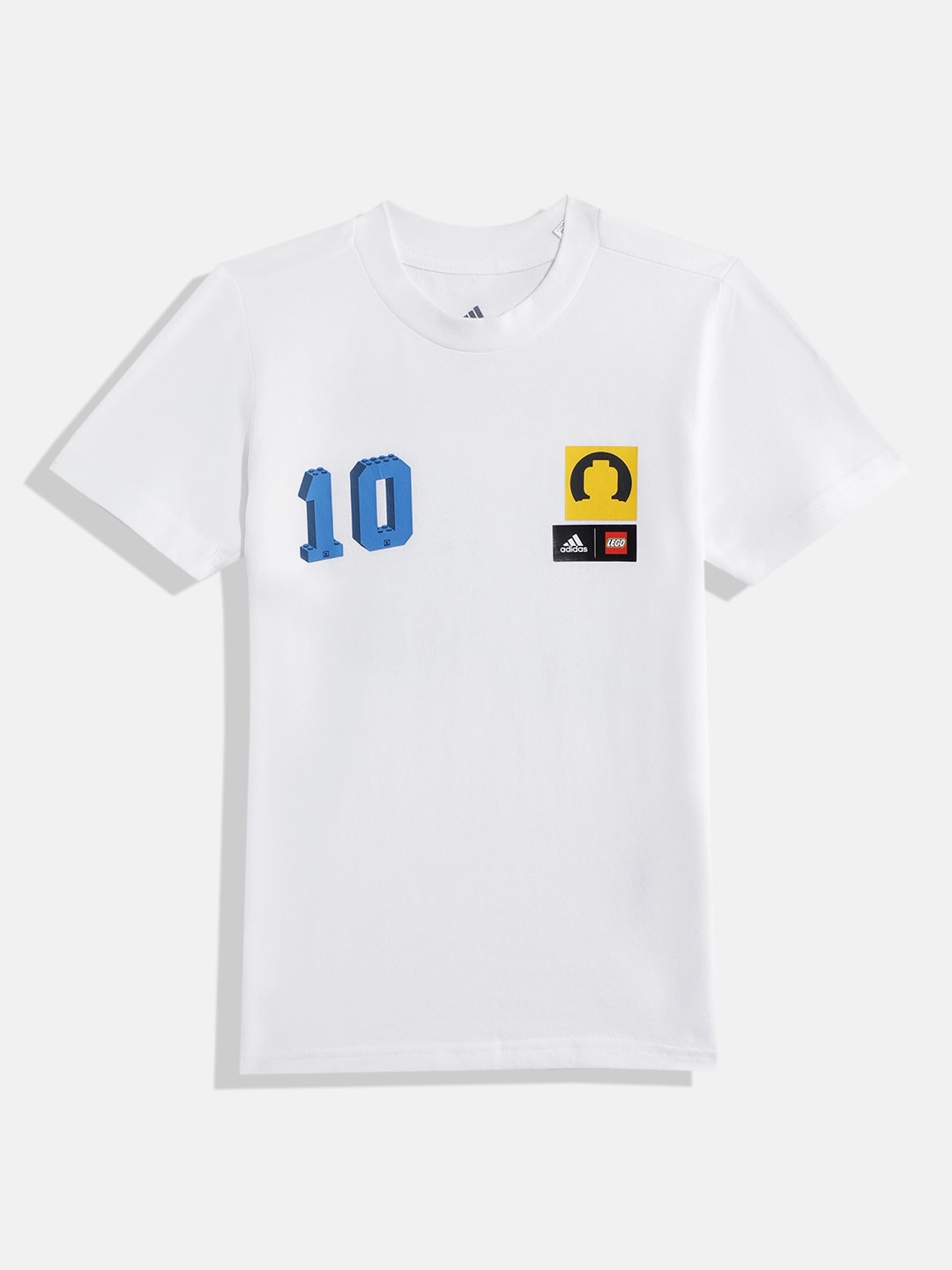 ADIDAS Kids Graphic Printed Pure Cotton Football T-shirt