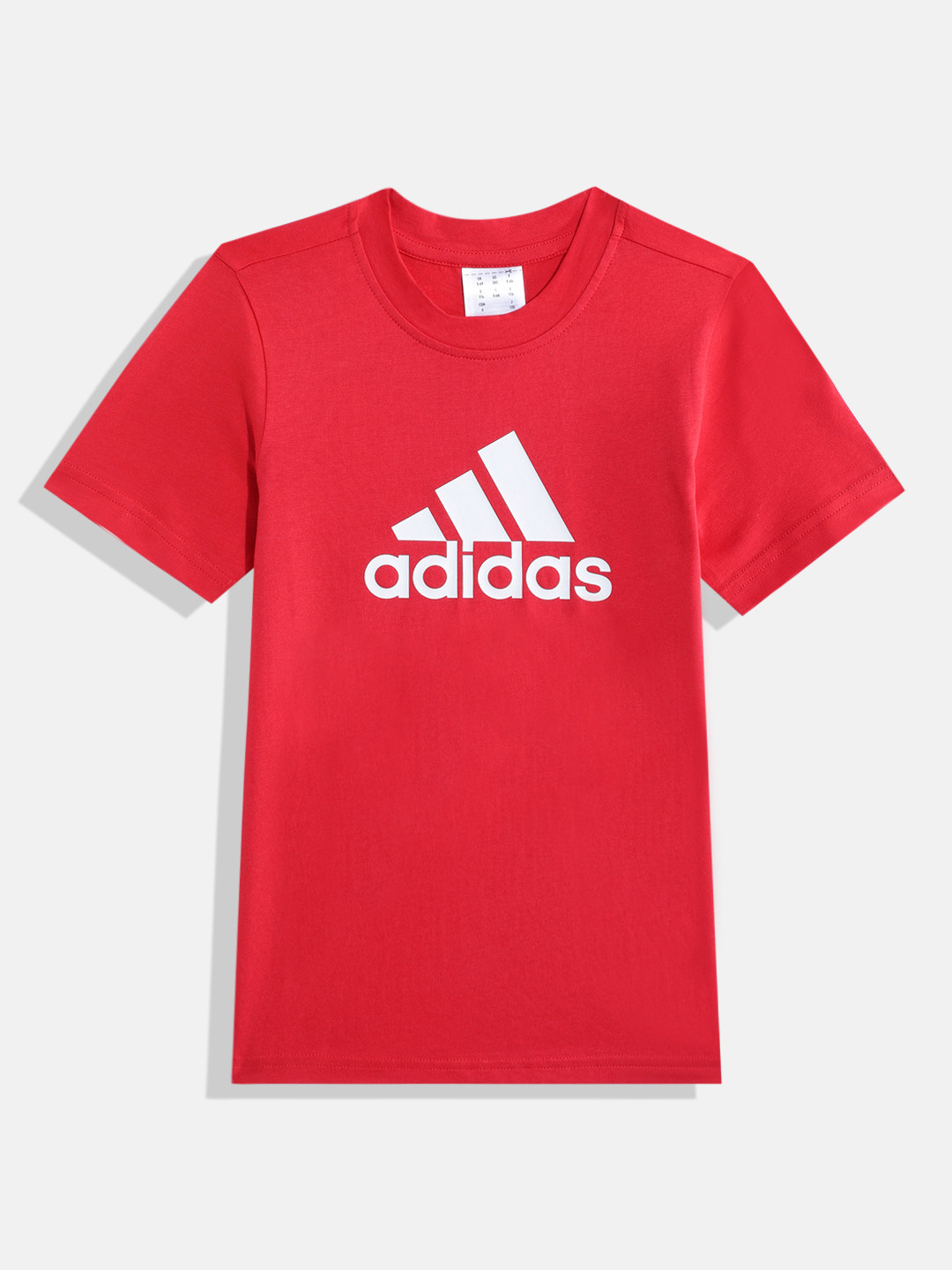 ADIDAS Boys Brand Logo Printed Pure Cotton T-shirt