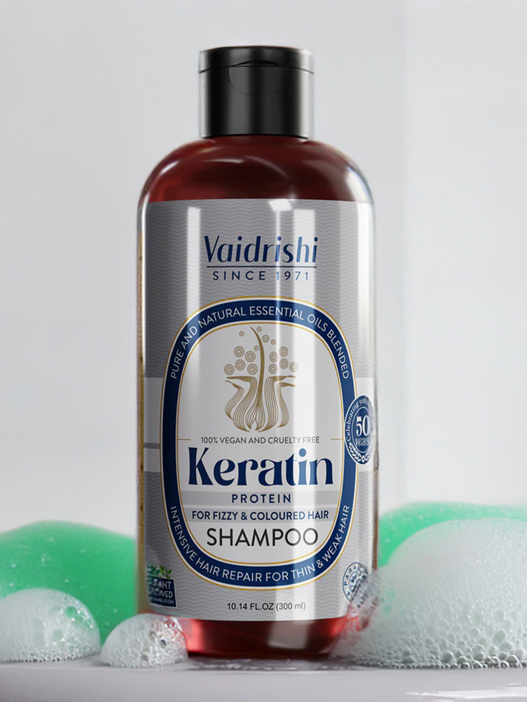 Vaidrishi Keratin Cruelty-Free Protein Shampoo - 300 ml