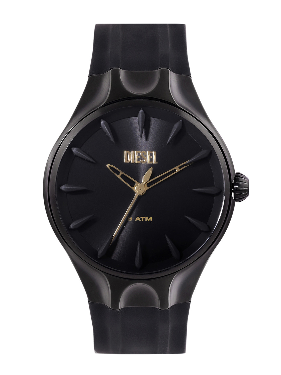 DIESEL Men Streamline Stainless Steel Dial & Silicon Straps Analogue Watch DZ2217I