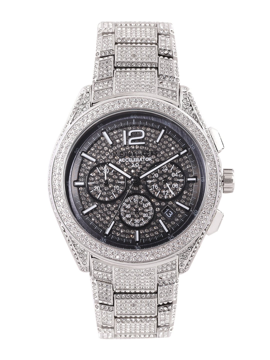 Michael Kors Men Accelerator 2 Dial & Stainless Steel Straps Analogue Watch MK9189I