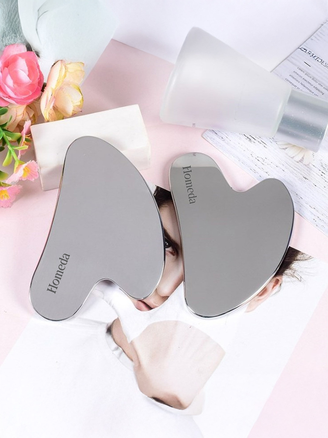 Homeda Set Of 2 Women Gua Sha For Face Massager Tools