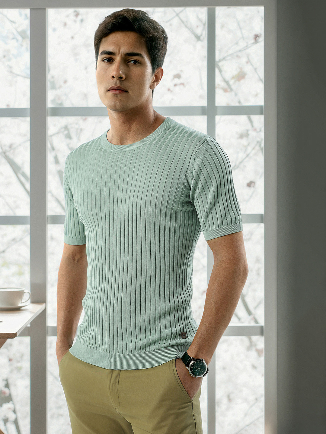 Louis Philippe Men Pockets T-shirt