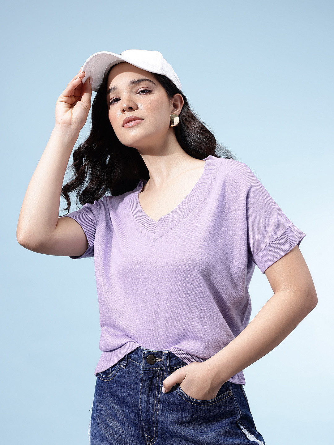 glitchez Extended Sleeve Oversize Pullover