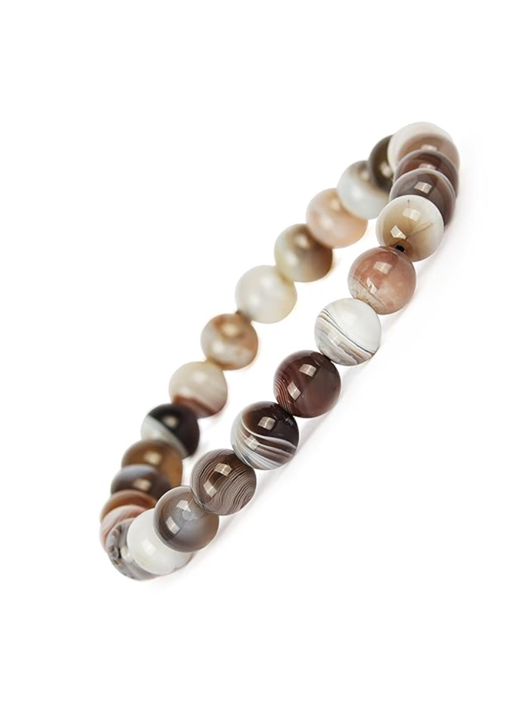 Gemsmantra Unisex Botswana Agate Bracelet