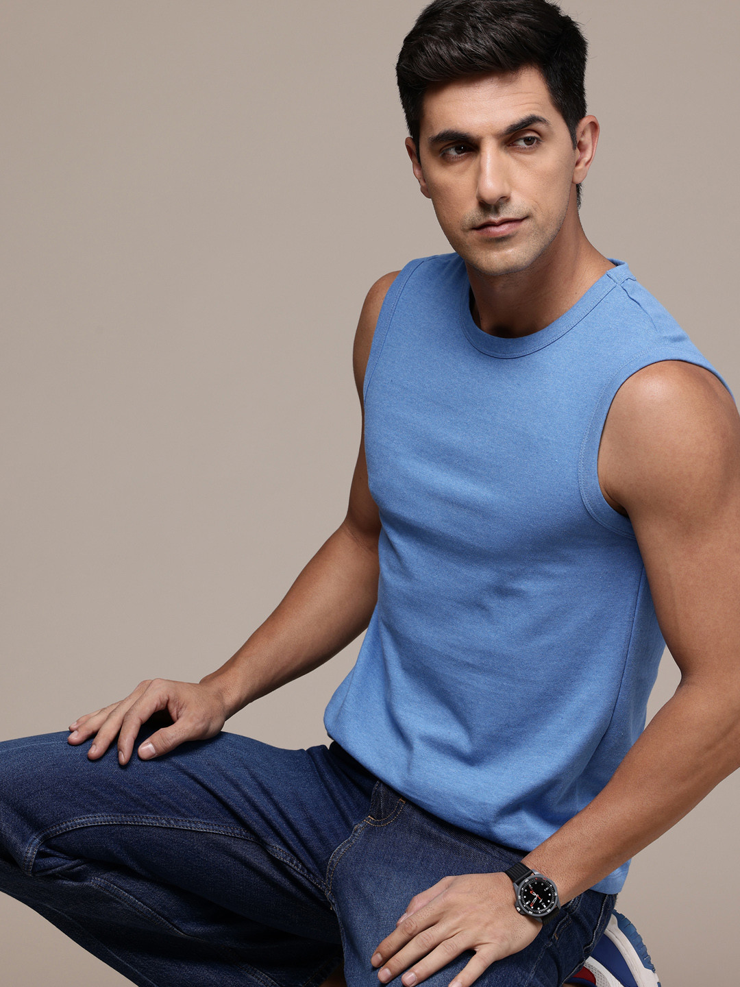 Moda Rapido Sleeveless Regular Fit T-shirt
