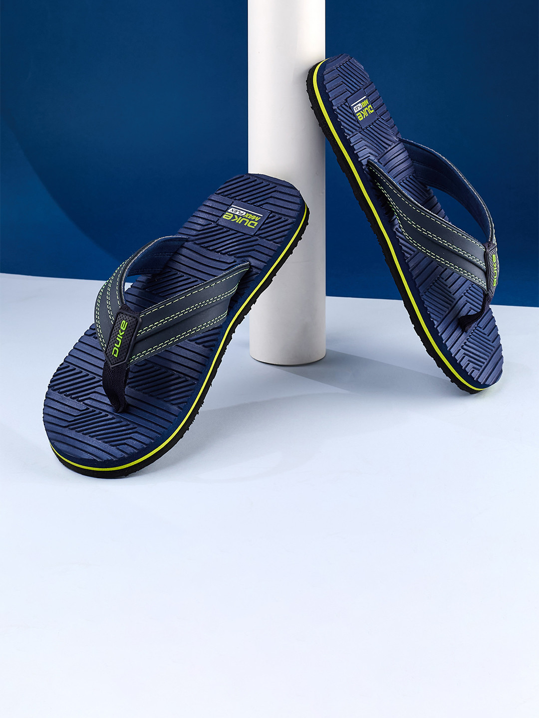 Duke Men Self Design Thong Flip-Flops