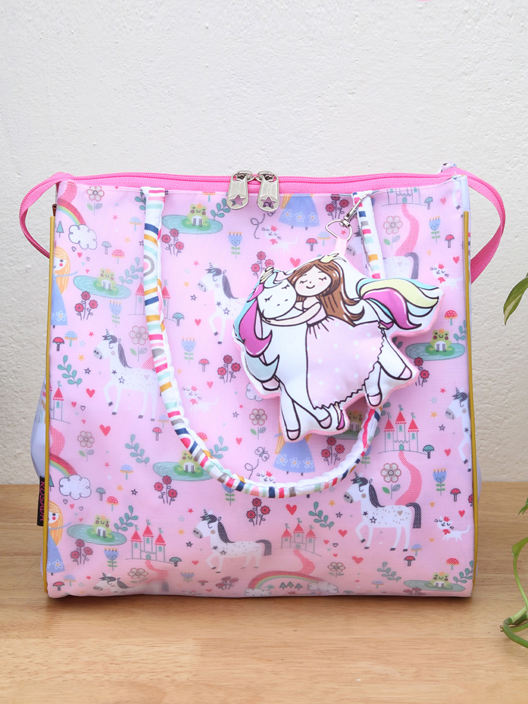 ROSADA Kids Princess Printed Lightweight Waterproof Tote Bag