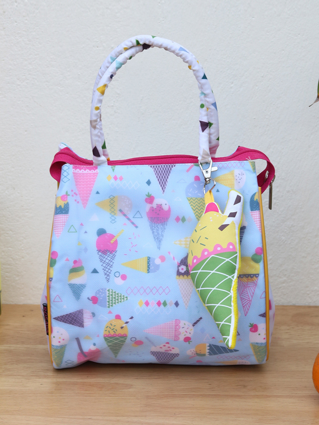ROSADA Kids Ice-cream Printed Lightweight Waterproof Tote Bag