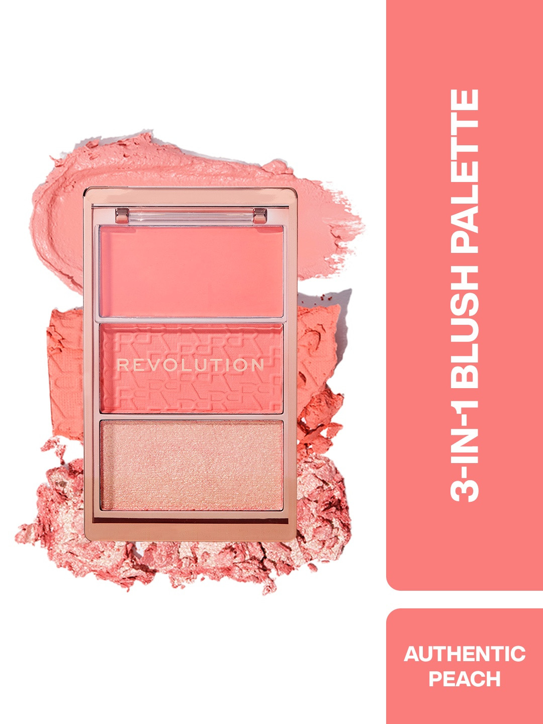 Makeup Revolution London Blush Icon Highly Pigmented Palette 9.8g - Authentic Peach