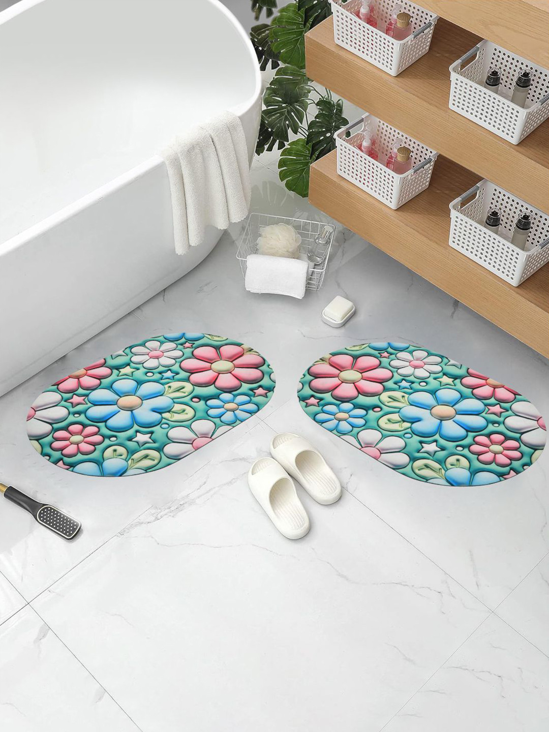 DREAM WEAVERZ Set of 2 Super Absorbent Mat
