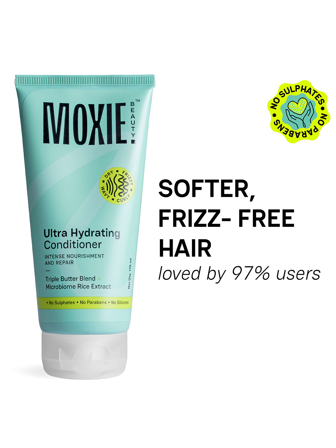 MOXIE BEAUTY Ultra Hydrating Conditioner with Triple Butter Blend - 175 ml