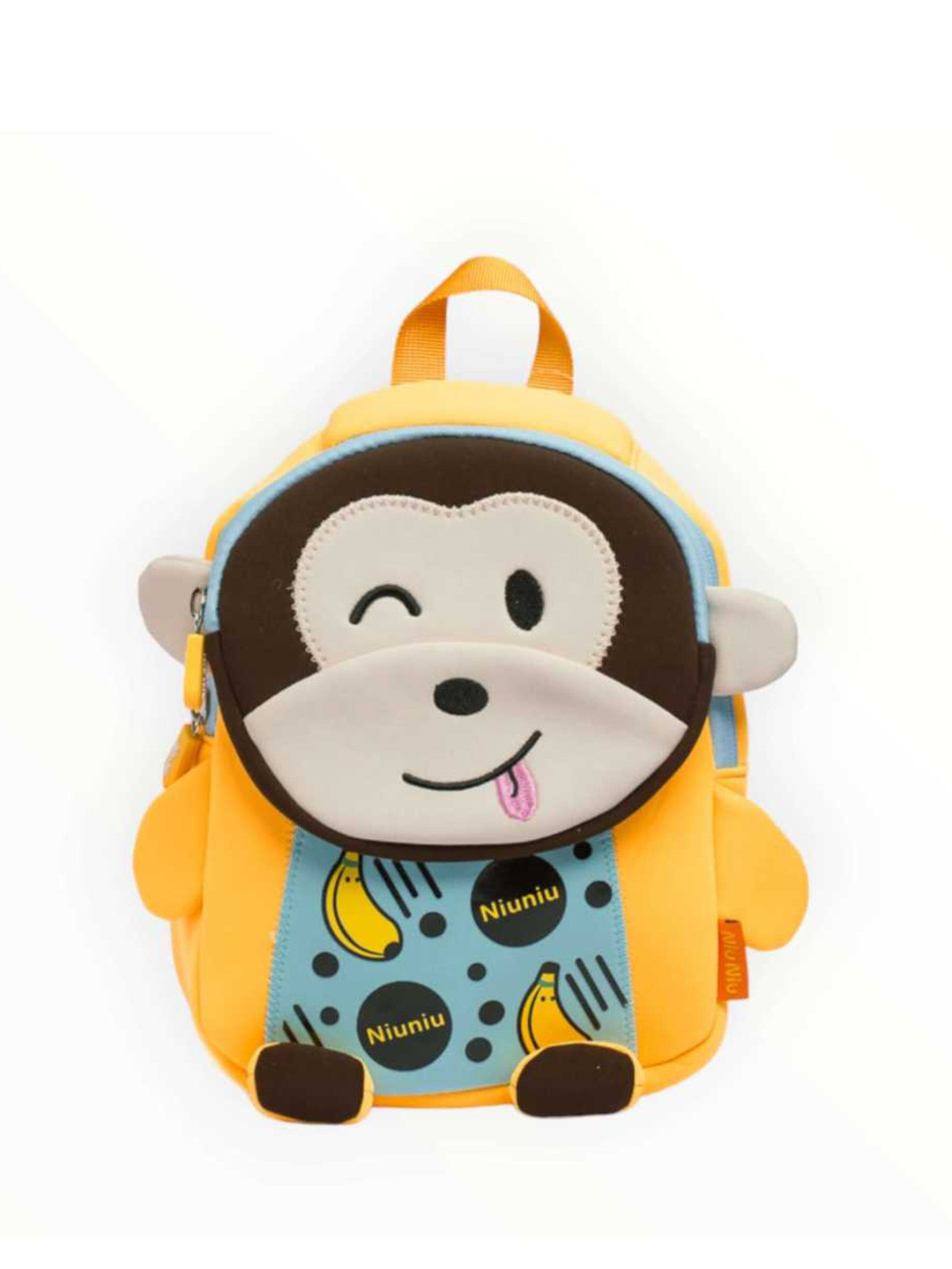 YK Kids Yellow Graphic Backpack