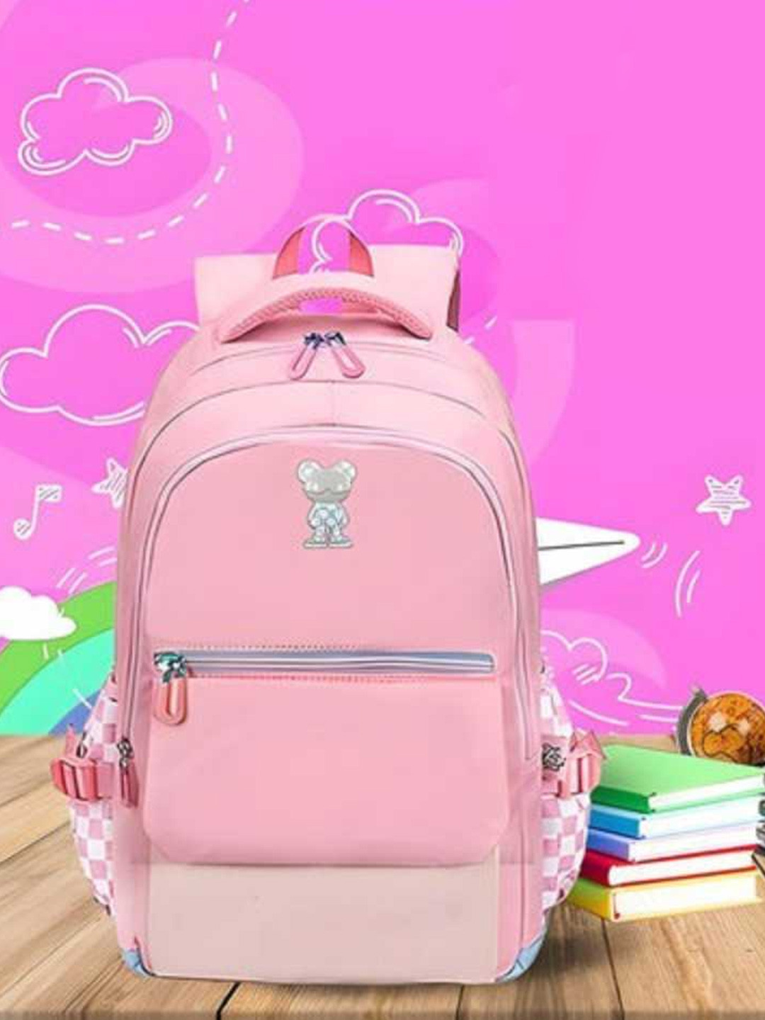 YK Kids Graphic Waterproof Backpack