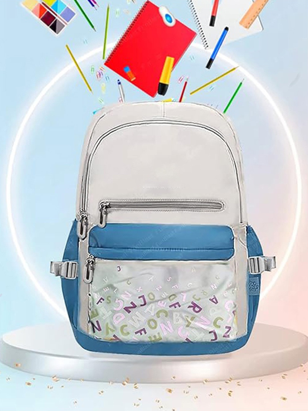YK Kids Lightweight & Spacious Graphic Backpack