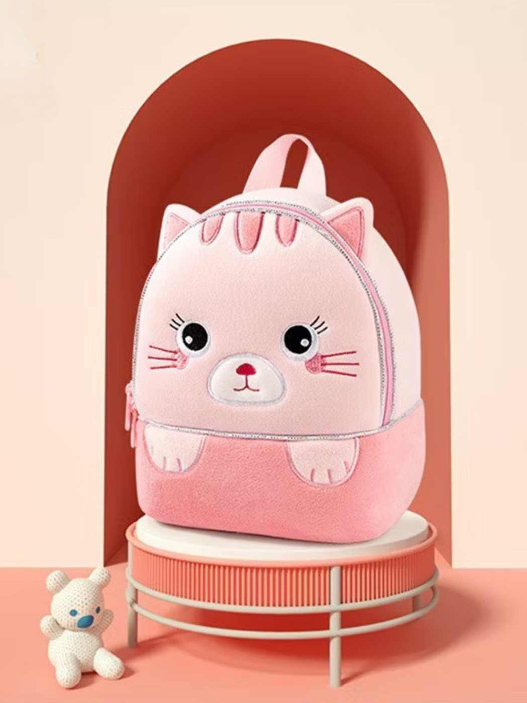 YK Kids Animal Design Soft Plush & Lightweight Backpack