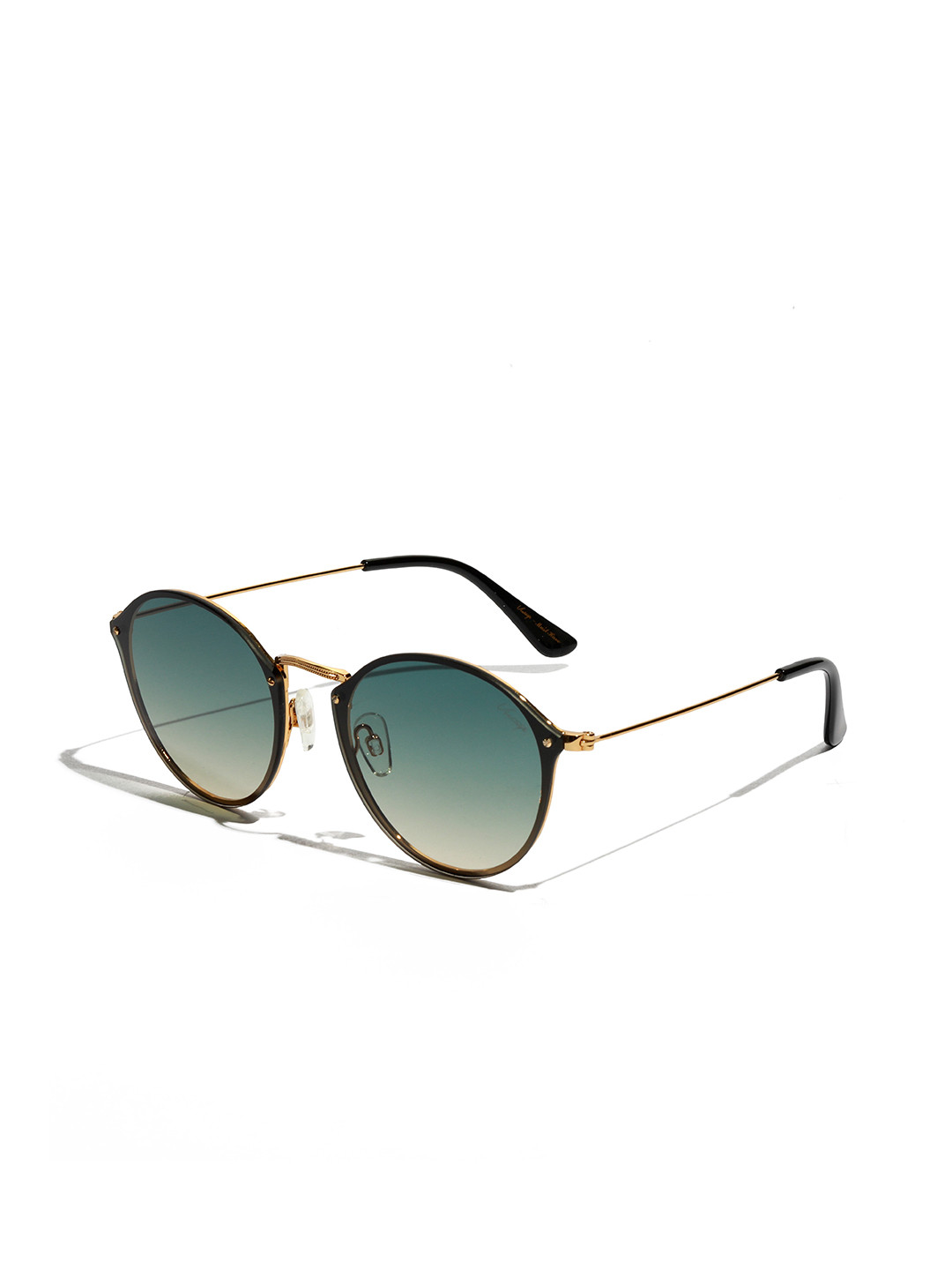 Vintage Unisex Round Sunglasses with UV Protected Lens Lazy Col 252