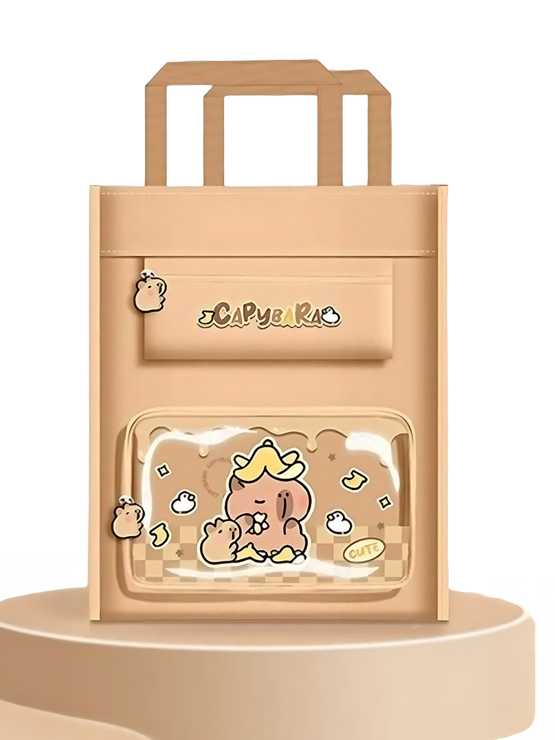 YK Girls Animal Bucket Handheld Bag