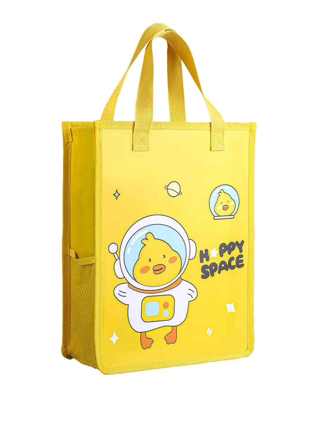 YK Girls Shopper Tote Bag with Applique