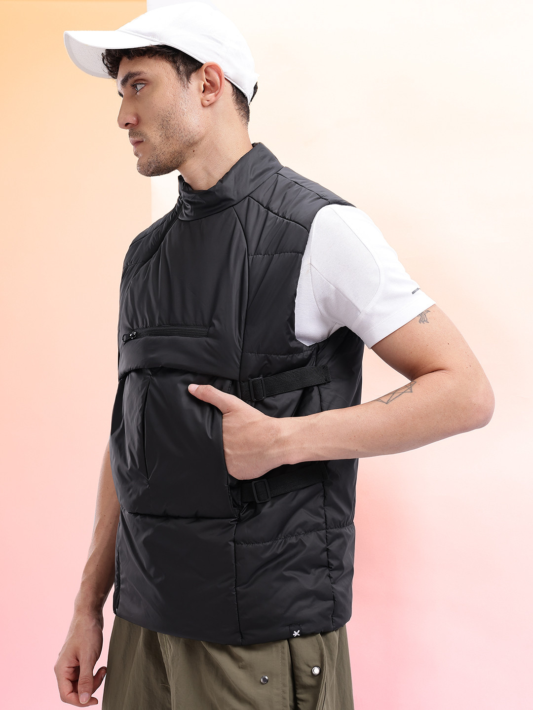 HRX by Hrithik Roshan Men Utility Outdoor Gilet Jacket