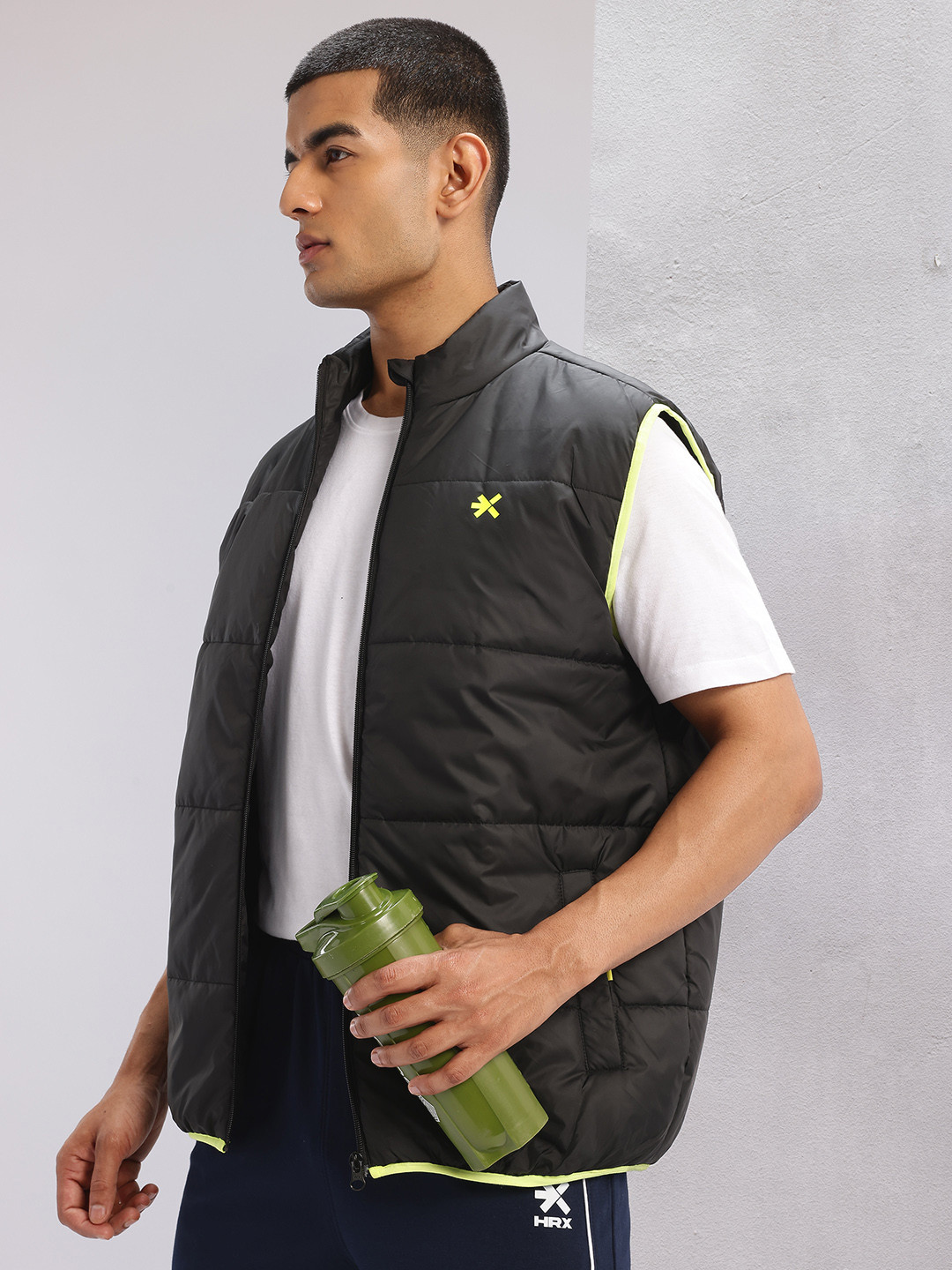 HRX by Hrithik Roshan Padded Gilet Running Jacket