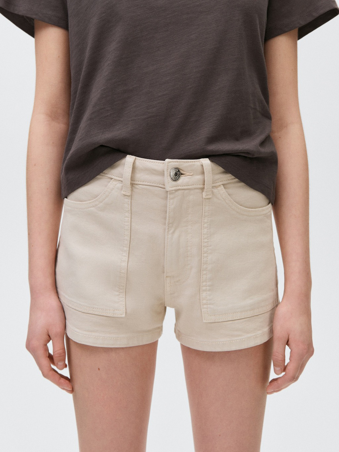 MANGO Women Denim Shorts