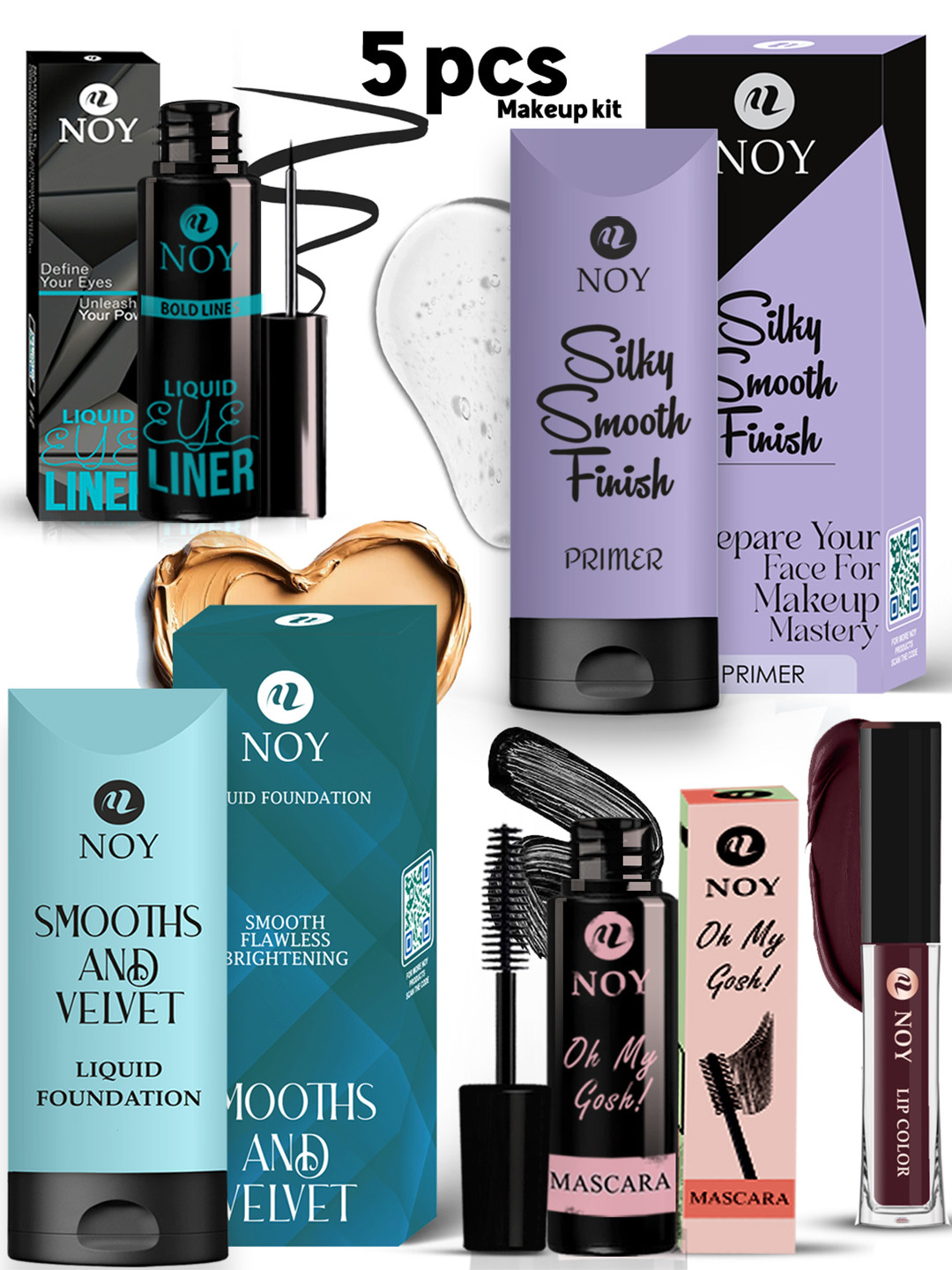 NOY Set Of 5 All-in-One Makeup Kit with 5 Essentials