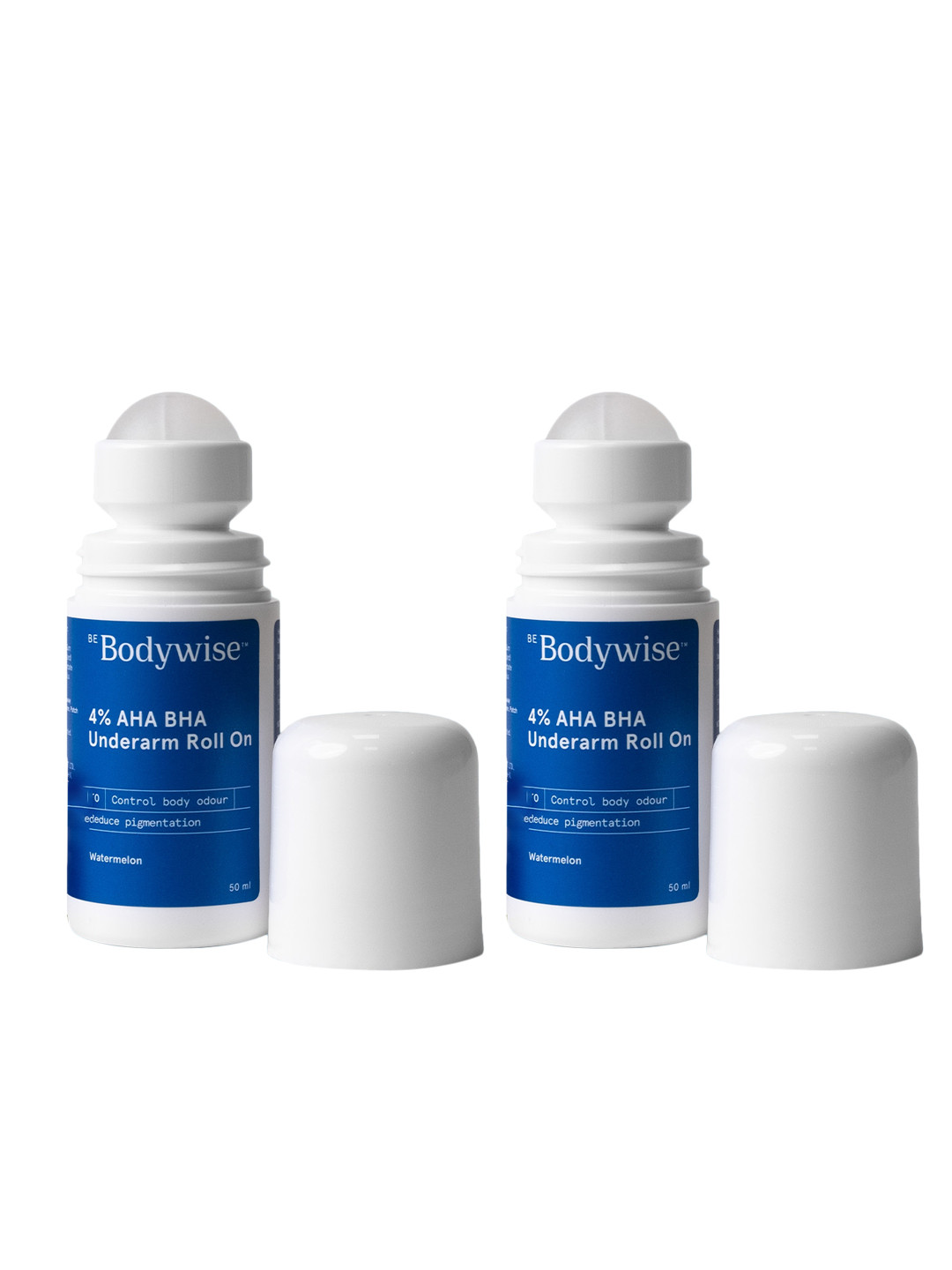 Be Bodywise 2Pcs 4% AHA BHA Underarm Roll On - Watermelon - 50ml each