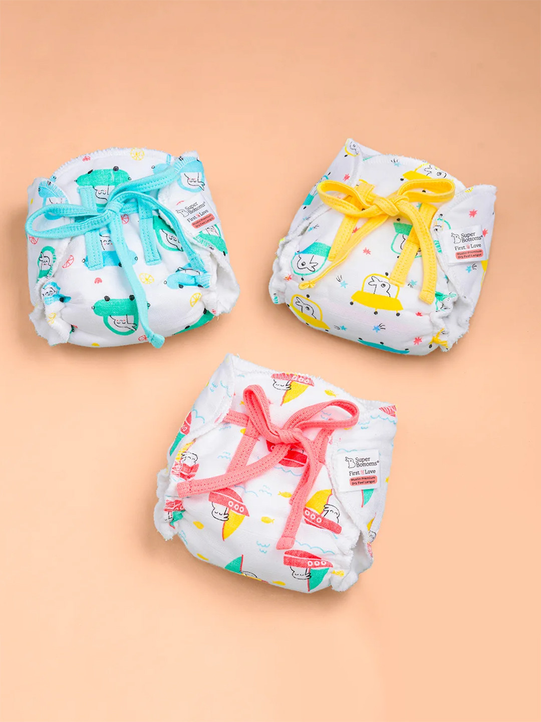 SuperBottoms Infants Premium Muslin Padding Dryfeel Langot