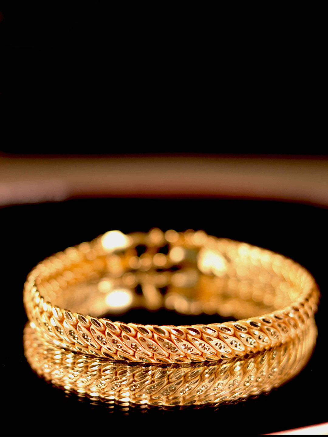 GOLD CASH Unisex 10k Gold-Plated Link Bracelet