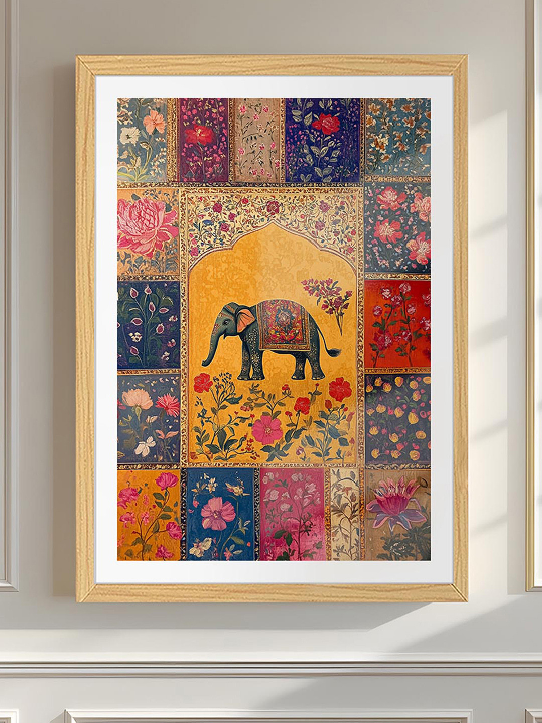 Art Street Wood Wall Rectangle Paintings Wall Art - 22.9x16.9In