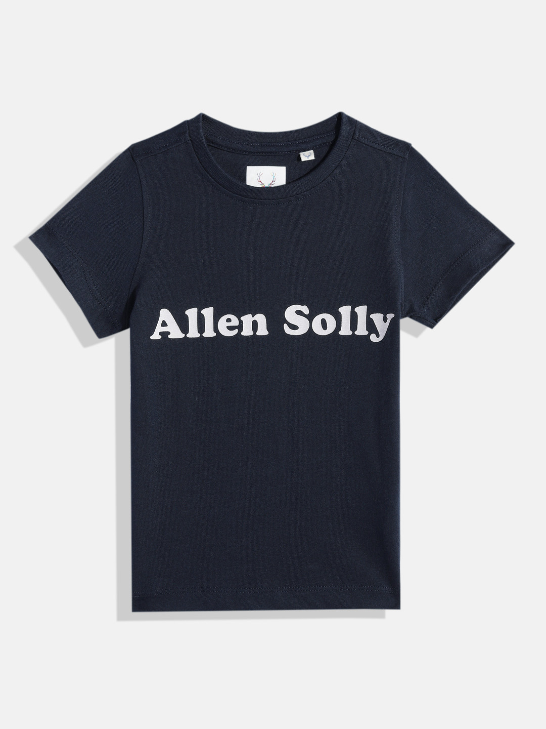 Allen Solly Junior Boys Brand Logo Printed Pure Cotton T-shirt