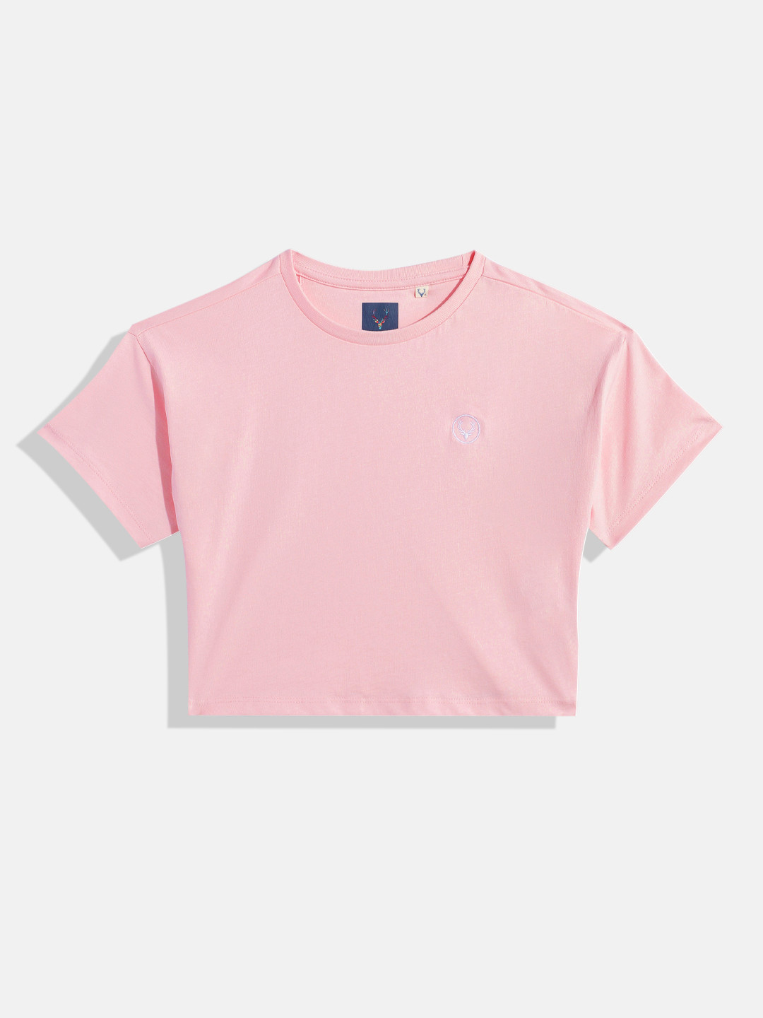 Allen Solly Junior Girls Pure Cotton Crop T-shirt